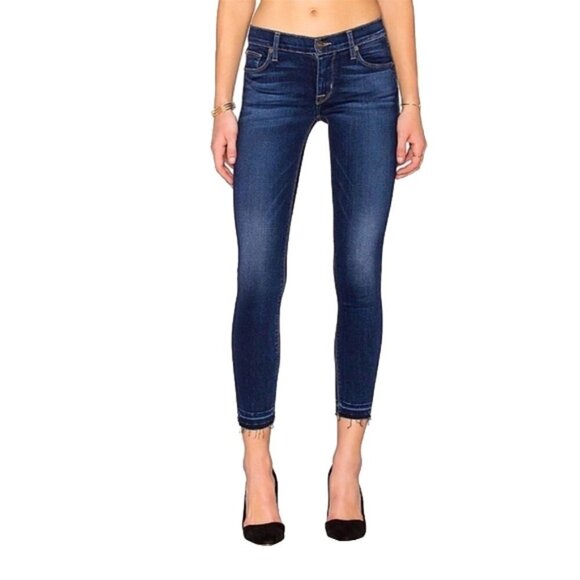 HUDSON Krista Super Skinny Released Raw
Hem Jeans Crest Falls Blue $198 Denim - Picture 1 of 12